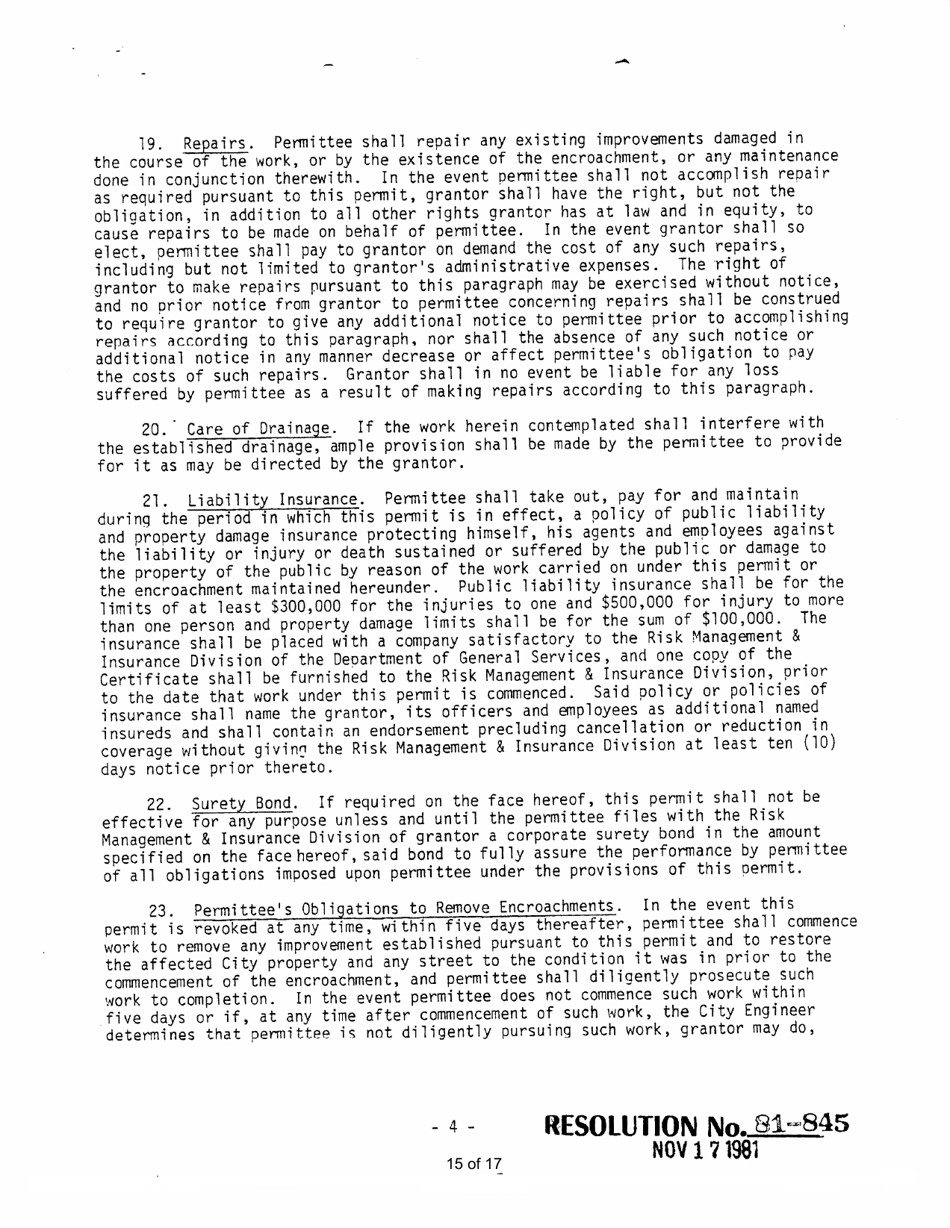 Revocable Permit for Monitoring Well Application - City of Sacramento, California, Page 15