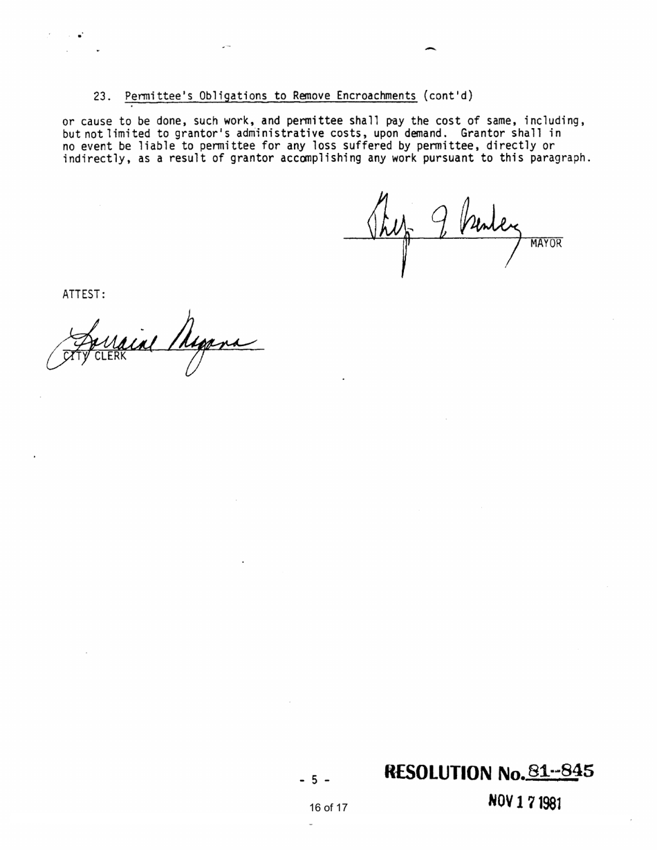 Revocable Permit for Monitoring Well Application - City of Sacramento, California, Page 16