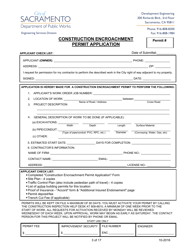 Revocable Permit for Monitoring Well Application - City of Sacramento, California, Page 3