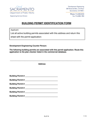 Revocable Permit Application and Permit Form - City of Sacramento, California, Page 8