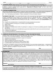 Application for Examination or Employment - Seneca County, New York, Page 4