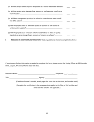 Waterfront Assessment Form - Town - Town of Clayton, New York, Page 6