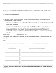 Form SJPR-202 Objection to Petition to Terminate (Guardianship or Conservatorship) - County of San Joaquin, California, Page 3