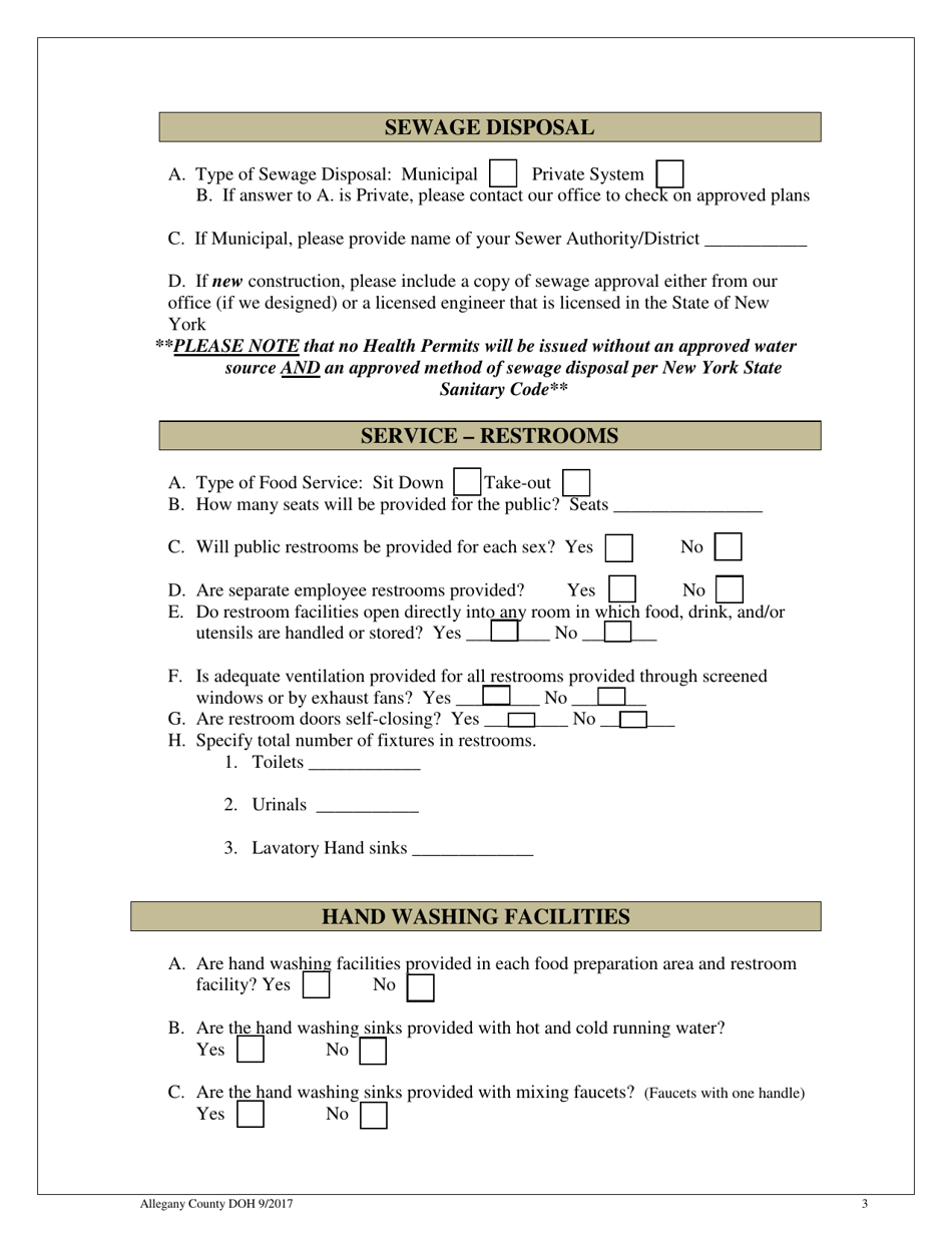 Plan Review Checklist - Allegany County, New York, Page 3