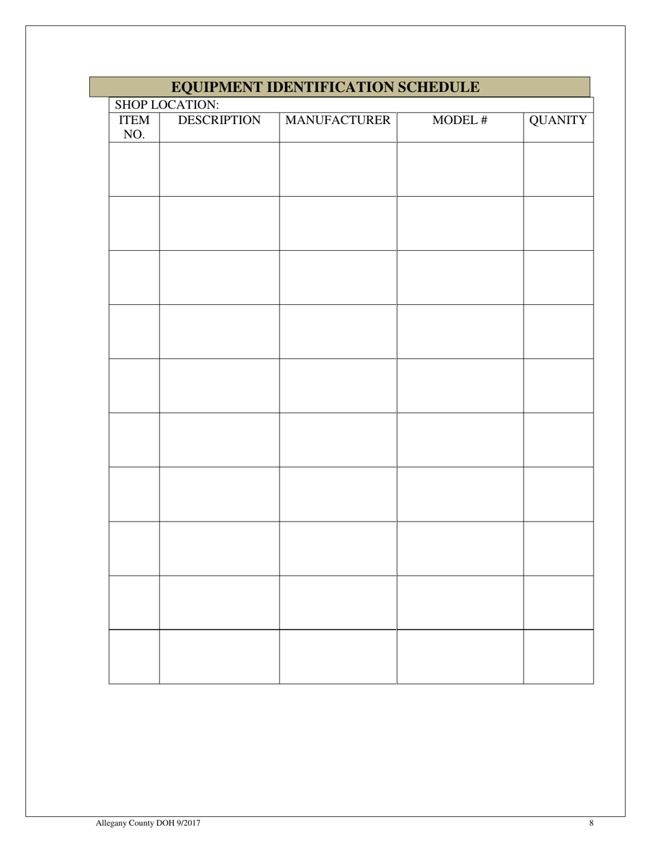 Plan Review Checklist - Allegany County, New York, Page 8