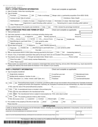 Form BOE-502-A &quot;Preliminary Change of Ownership Report&quot; - Yolo County, California, Page 2