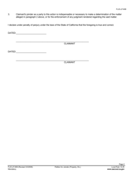 Form FL/E-LP-608 Petition for Joinder (Property, Etc.) - County of Sacramento, California, Page 2