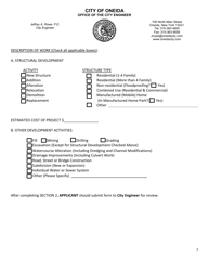 Floodplain Development Permit Application - City of Oneida, New York, Page 3