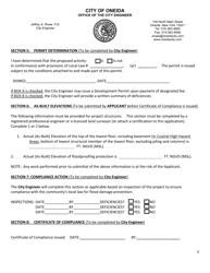 Floodplain Development Permit Application - City of Oneida, New York, Page 6