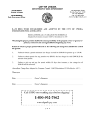 Application for Sign Permit &amp; Certificate of Compliance - City of Oneida, New York, Page 5