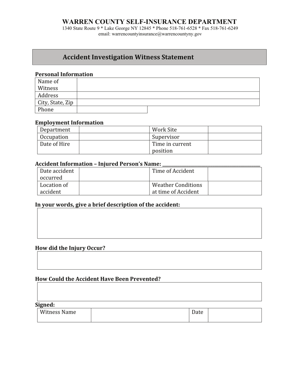 Property Loss Report - Warren County, New York, Page 4