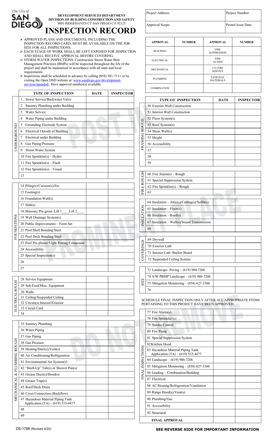 Form DS1798 Fill Out, Sign Online and Download Printable PDF, City