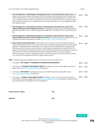 Form DS-560 Stormwater Requirements Applicability Checklist - City of San Diego, California, Page 4