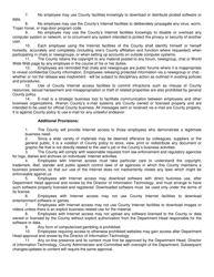Warren County Computer Usage Policy - Warren County, New York, Page 2