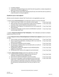 Form SFCIV-020 Guidelines for Processing Default Judgments - County of San Francisco, California, Page 2