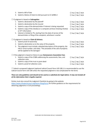 Form SFCIV-020 Guidelines for Processing Default Judgments - County of San Francisco, California, Page 4