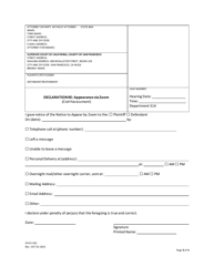 Form SFCIV-032 Zoom Appearance Procedure for Civil Harassment - County of San Francisco, California, Page 3