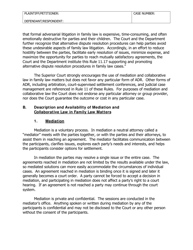 Form SFUFC-11.17 Notice of Nature and Availability of Alternative Dispute Resolution Methods in Family Law Matters - County of San Francisco, California, Page 2