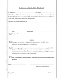 Form SFUFC-0156 Application and Order Re: Release of Adoption Records - County of San Francisco, California, Page 3