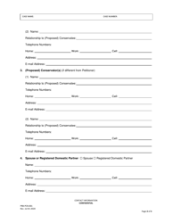 Form PRB-PCN-001 Contact Information - County of San Francisco, California, Page 2