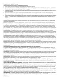 &quot;Request for Leave and Leave Protections&quot; - City and County of San Francisco, California, Page 2