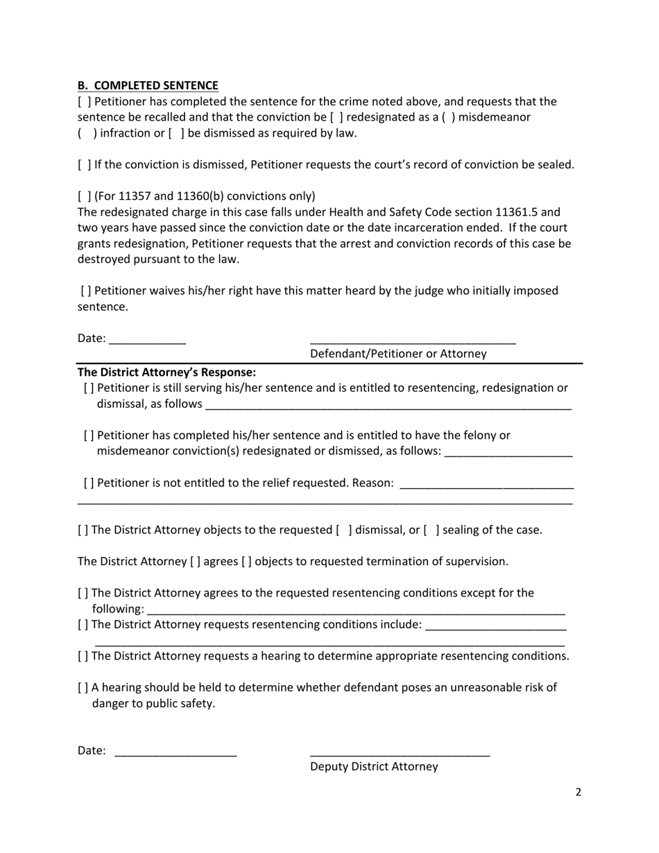 Proposition 64 Petition - County of San Mateo, California, Page 2