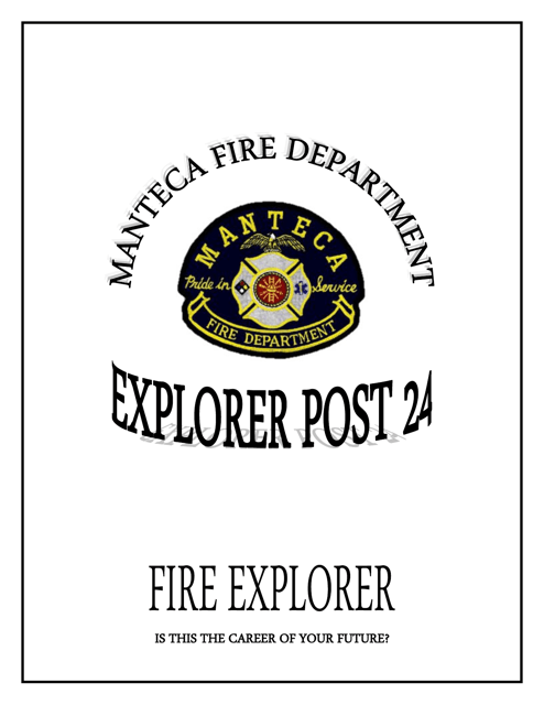 Explorer Post 24 - Interest Form - City of Manteca, California Download Pdf