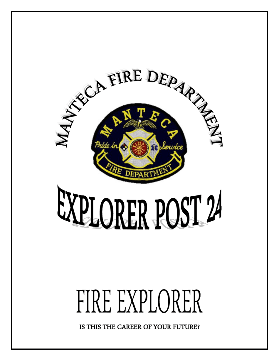 Explorer Post 24 - Interest Form - City of Manteca, California, Page 1