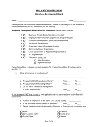 Application for Appointment - County of Santa Cruz, California, Page 2