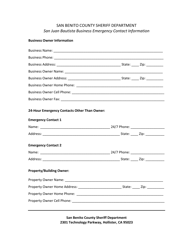 Business License Application - City of San Juan Bautista, California, Page 6