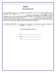 Consignment Store Permit Application - City of Rancho Mirage, California, Page 17