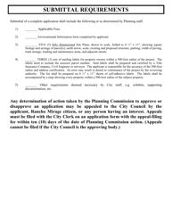 Development Agreement Amendment Application - City of Rancho Mirage, California, Page 2