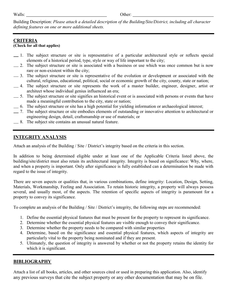 Historical Preservation Application - City of Rancho Mirage, California, Page 3