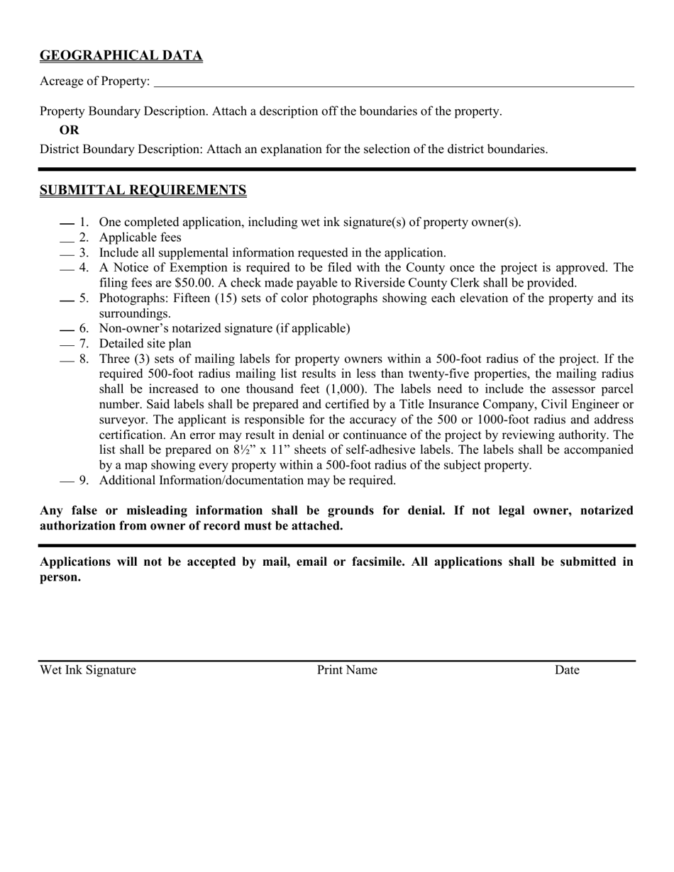 Historical Preservation Application - City of Rancho Mirage, California, Page 4