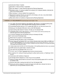 Precise Grading Plan Checklist - City of Rancho Mirage, California, Page 6