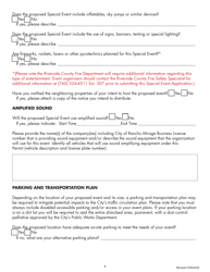 Special Event Application - City of Rancho Mirage, California, Page 3