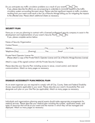 Special Event Application - City of Rancho Mirage, California, Page 4