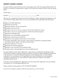 Special Event Application - City of Rancho Mirage, California, Page 6