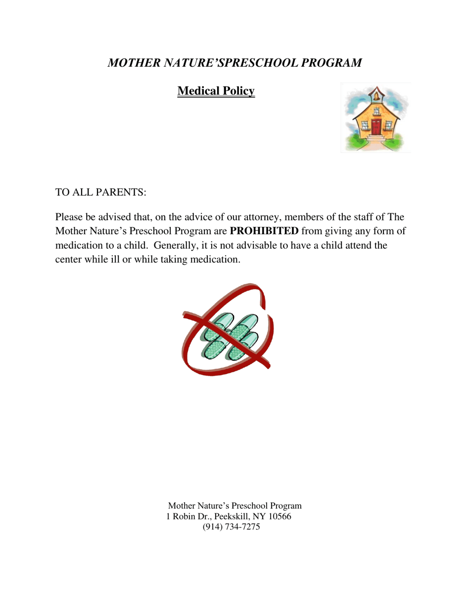 Mother Natures Preschool Program Application - City of Peekskill, New York, Page 4