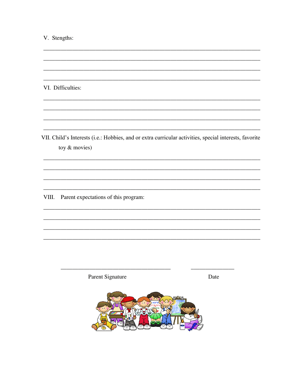 Mother Natures Preschool Program Application - City of Peekskill, New York, Page 8