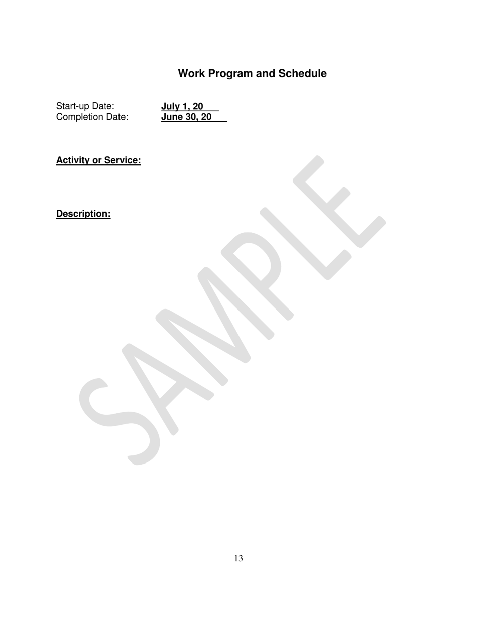 Special Assistance Funds Contract for Services - Sample - City of Rancho Mirage, California, Page 13