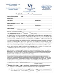 Document preview: Floodplain Development Permit - Williamson County, Texas