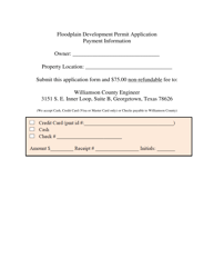 Floodplain Development Permit - Williamson County, Texas, Page 4