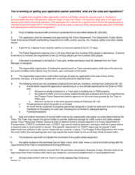 Special Event Permit Application - Town of Prosper, Texas, Page 4