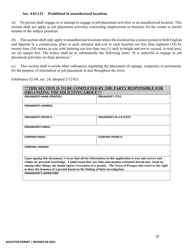 Application for Solicitor Permit - Town of Prosper, Texas, Page 18