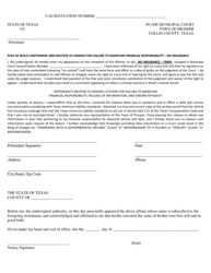 Insurance Verification Form - Town of Prosper, Texas, Page 2