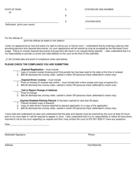Compliance Proof - Dismissal Request - Town of Prosper, Texas, Page 2