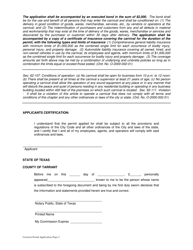 Carnival Permit Application - Haltom City, Texas, Page 2