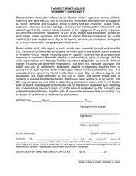 Parade Permit Application - Haltom City, Texas, Page 3