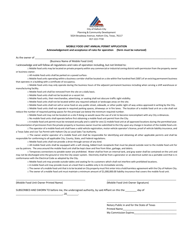 Mobile Food Unit Annual Permit Application - Haltom City, Texas, Page 2